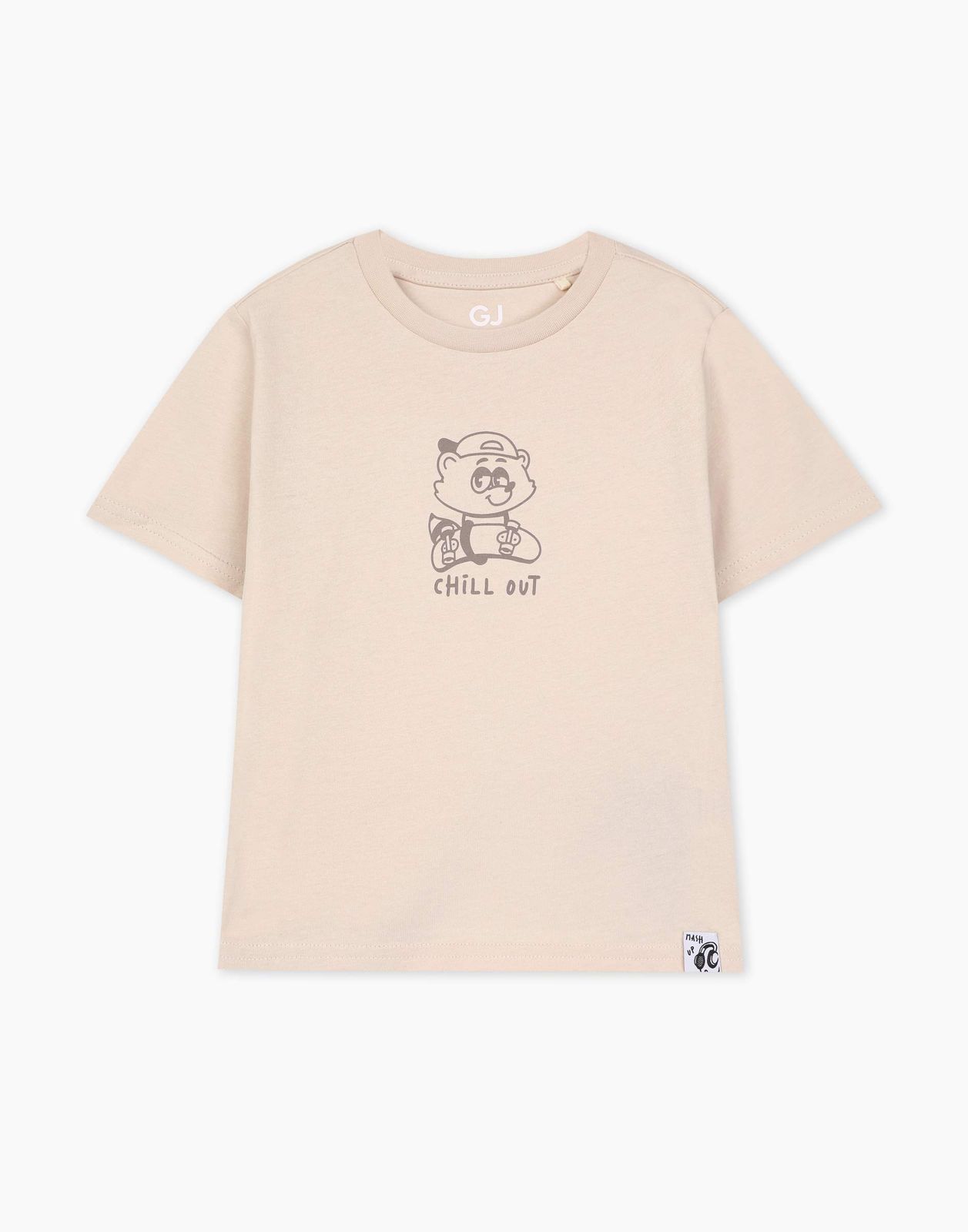 

Футболка для мальчика Gloria Jeans BKT015595 бежевый 3-4г/104, BKT015595