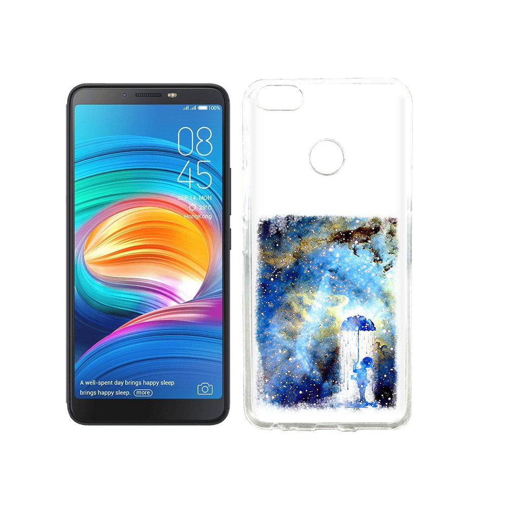 

Чехол MyPads Tocco для Tecno Camon X мальчик в небе, Прозрачный, Tocco