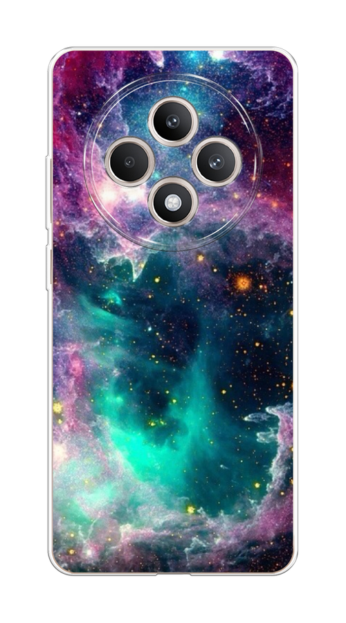 

Чехол на Oppo Reno 12F "Звездные облака", Розовый;бежевый, 2517850-1