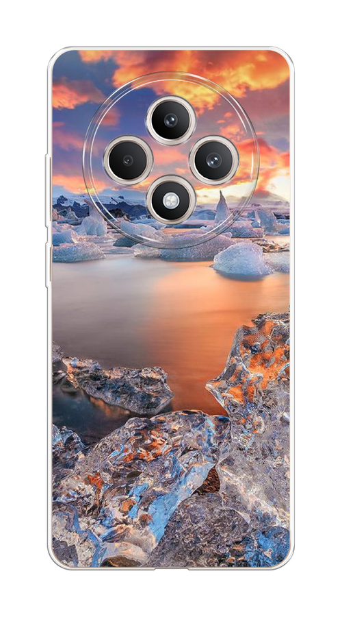 

Чехол на Oppo Reno 12F "Ледники", Синий;оранжевый, 2517850-1