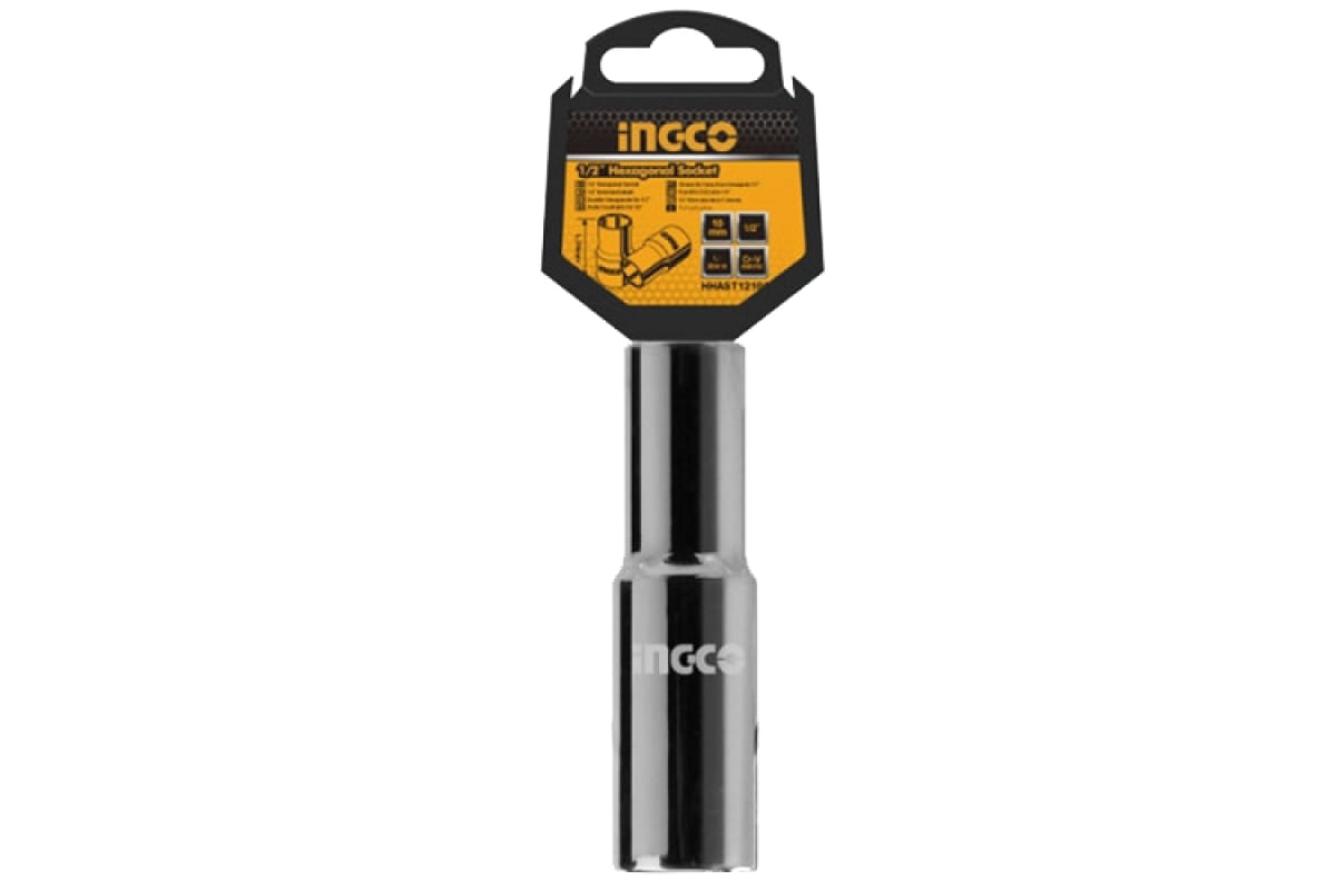 

Головка шестигранная глубокая 1/2'' INGCO HHAST12323L, INGCO HHAST12323L