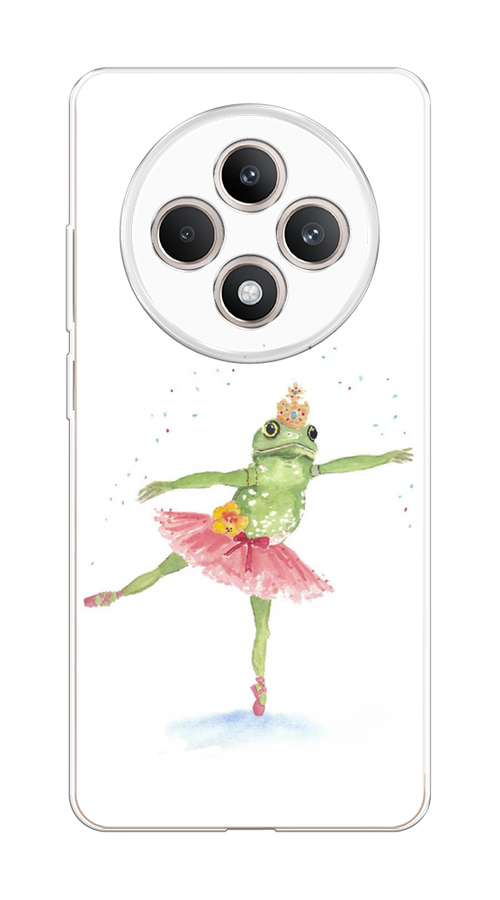 

Чехол на Oppo Reno 12F "Лягушка-балерина", Зеленый, 2517850-1