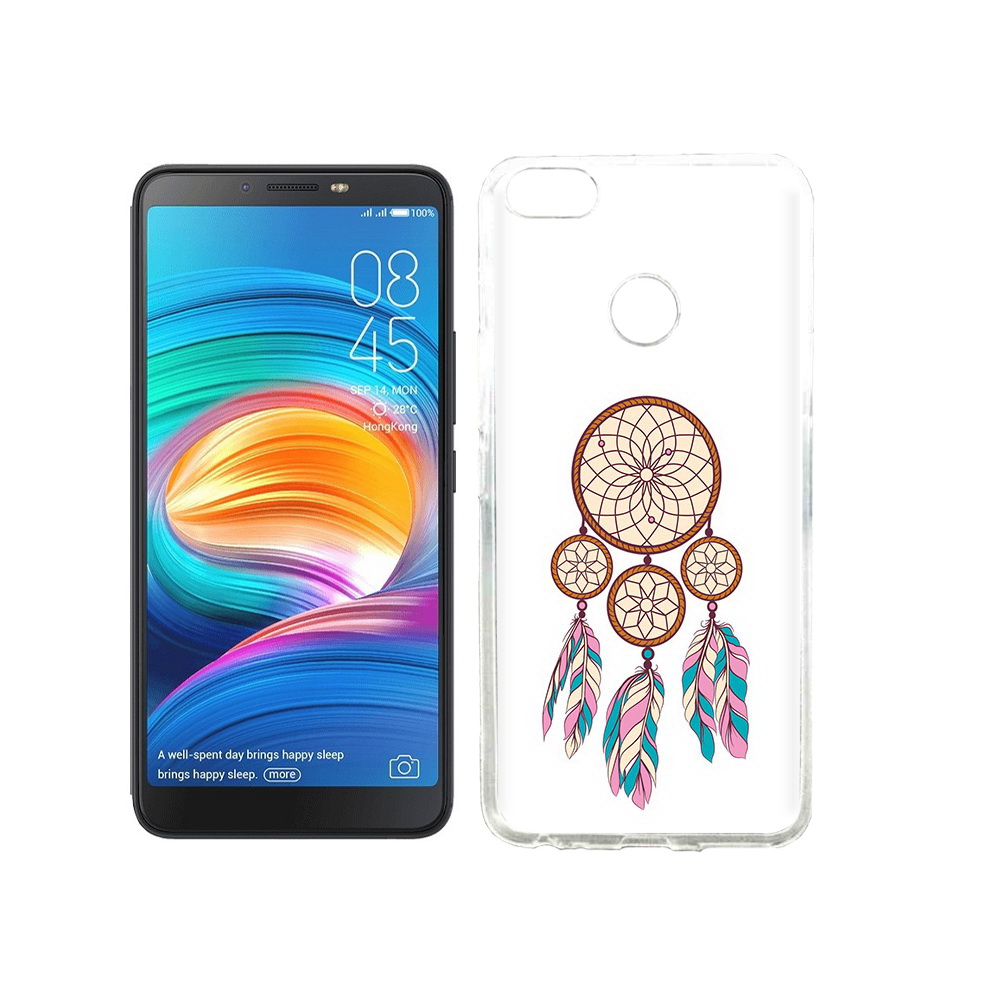

Чехол MyPads Tocco для Tecno Camon X ловец снов бежевый, Прозрачный, Tocco