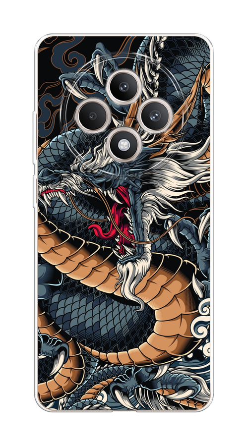 

Чехол на Oppo Reno 12F "Japanese Dragon", Коричневый;черный;синий, 2517850-1