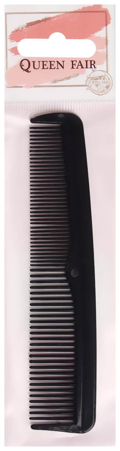 Расчёска комбинированная, 12,5 x 2,5 см, цвет чёрный 787319 грелка резиновая комбинированная тип б 2л 2