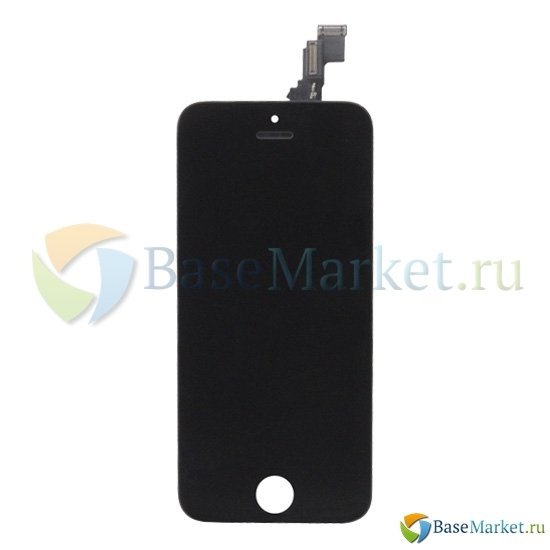 

Дисплей BaseMarket для Apple iPhone 5C в сборе с тачскрином (черный) Premium