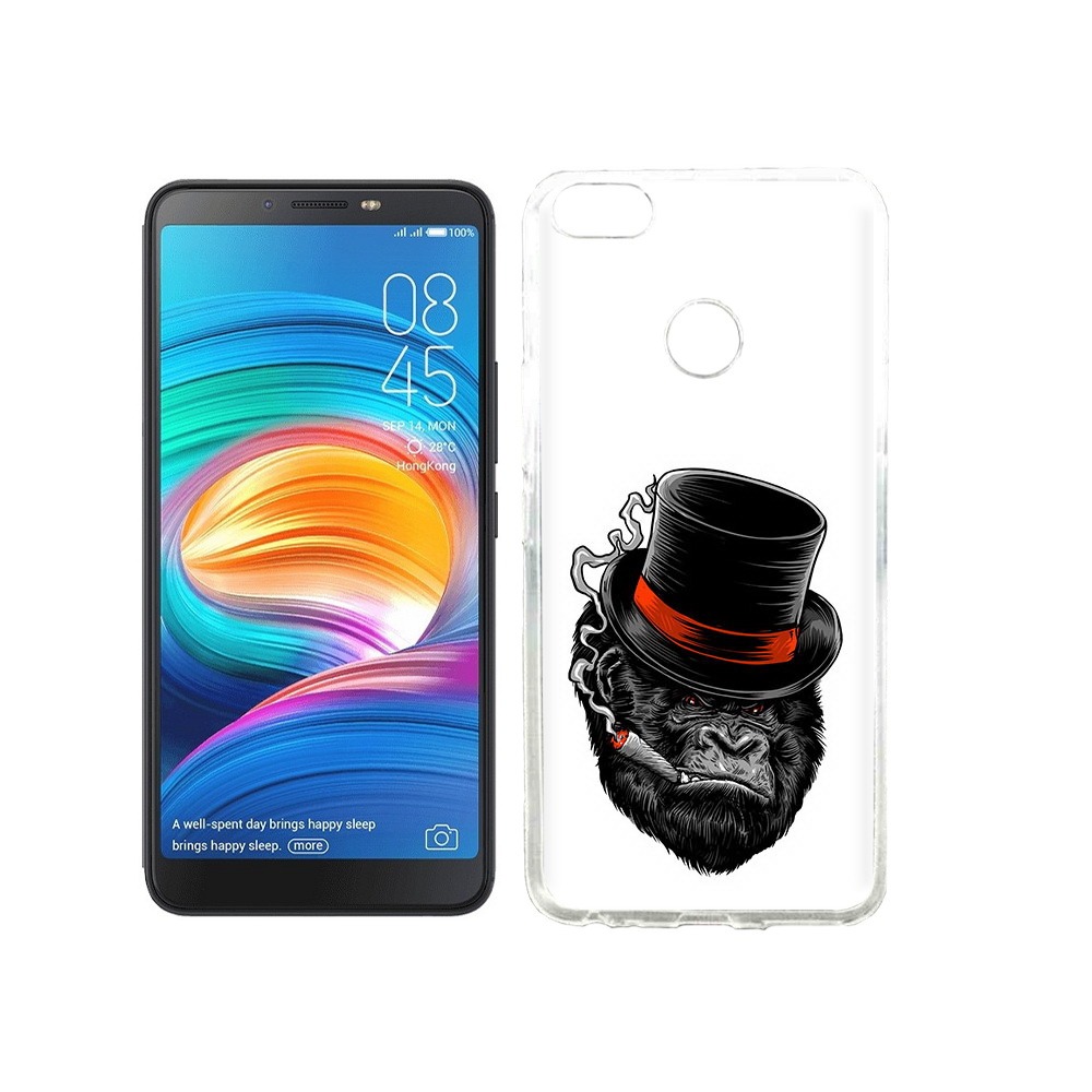 

Чехол MyPads Tocco для Tecno Camon X дизайнерская горилла, Прозрачный, Tocco