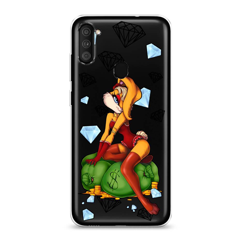 

Чехол на Samsung Galaxy M11 "Лола Банни с бриллиантами", Красный;оранжевый;зеленый, 2100650-6
