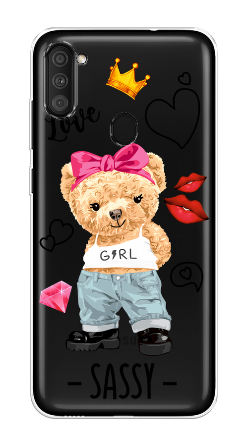 

Чехол на Samsung Galaxy M11 "Sugar Mommy", Голубой;белый;розовый, 2100650-6