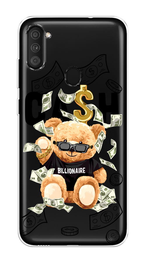 

Чехол на Samsung Galaxy M11 "Big cash", Черный;серый;бежевый, 2100650-6