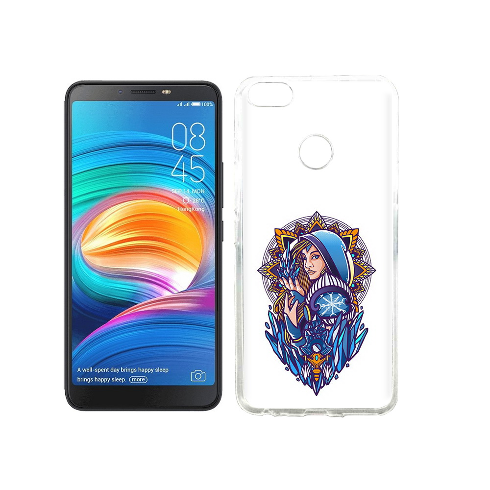 

Чехол MyPads Tocco для Tecno Camon X кристал мейден дота 2, Прозрачный, Tocco