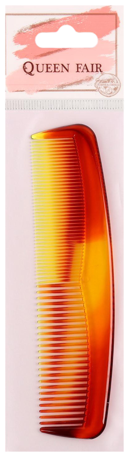 Расчёска комбинированная, 12,5 x 3 см, цвет «янтарный» 1655440 краска для волос garnier color sensation 7 40 янтарный ярко рыжий