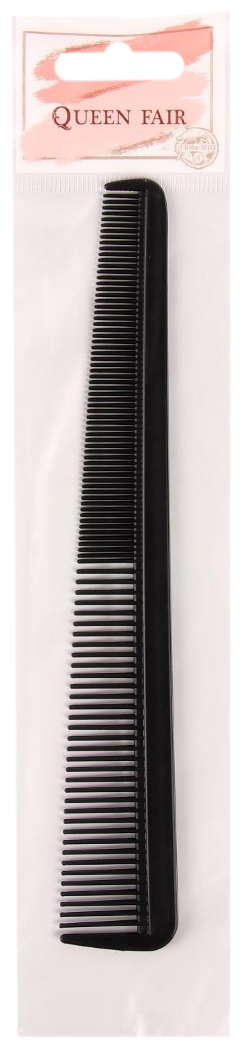 Расчёска комбинированная, скошенная, 18,7 x 3 см, цвет чёрный 1390135