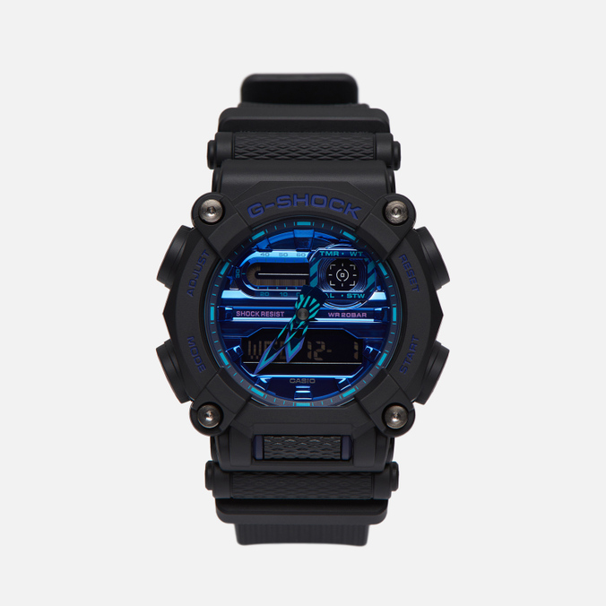 фото Наручные часы мужские casio g-shock ga-900vb-1aer virtual blue