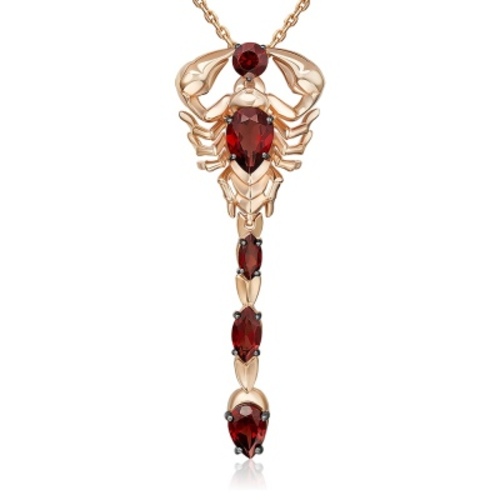 

Кулон из золота PLATINA jewelry 03-3497-00-204-1110, гранат, 03-3497-00-204-1110