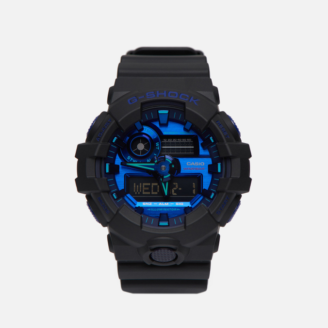 фото Наручные часы мужские casio g-shock ga-700vb-1aer virtual blue