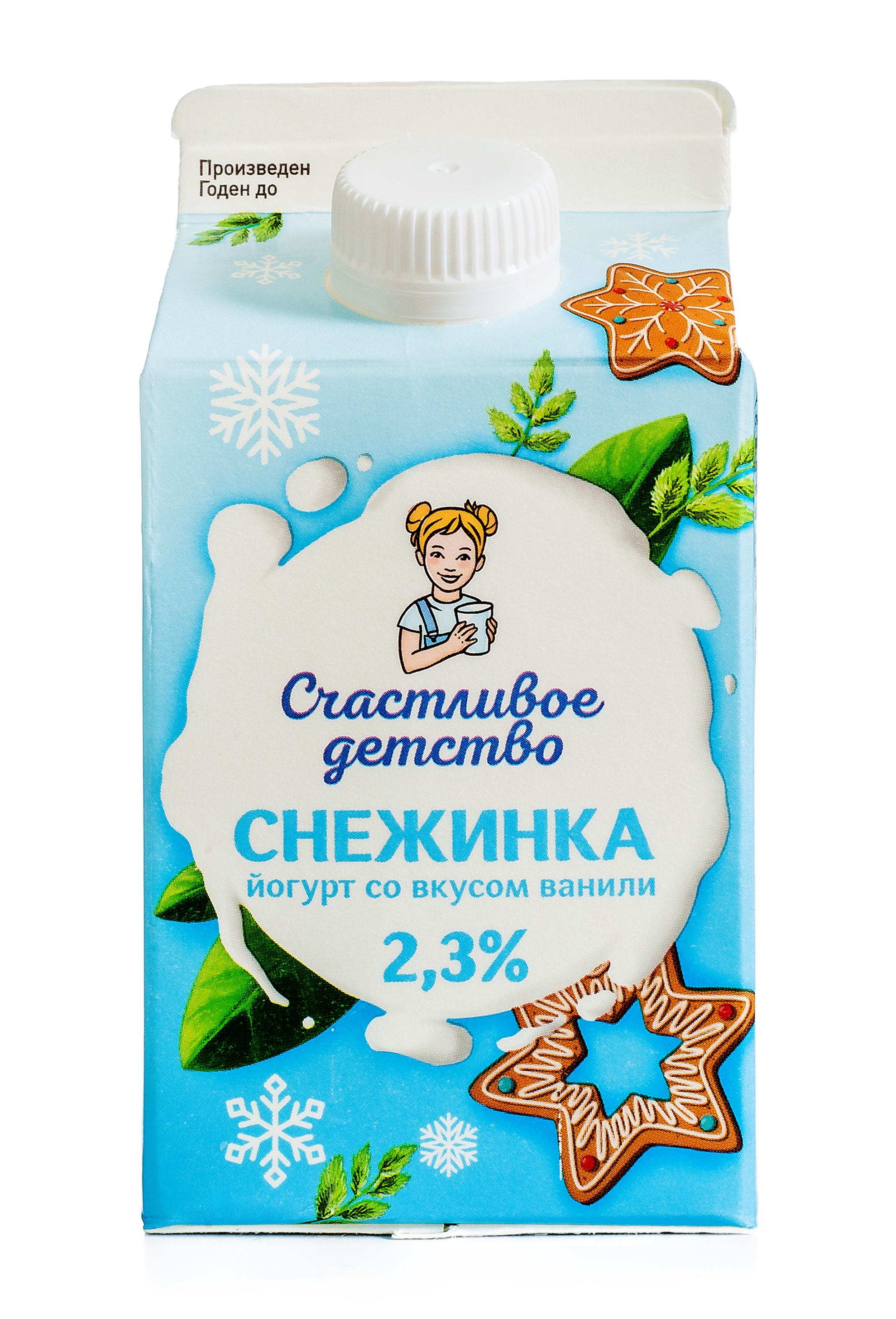

Питьевой йогурт Кузминки-молоко Снежинка 2,3% 450 г