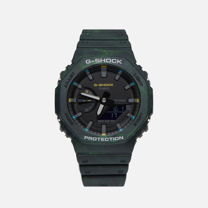 фото Наручные часы унисекс casio g-shock ga-2100fr-3aer foggy forest