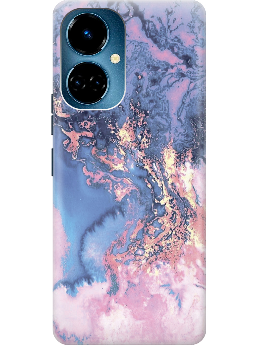 

Силиконовый чехол на Tecno Camon 19 / 19 Pro с рисунком "Синий мрамор", Голубой, 20011877