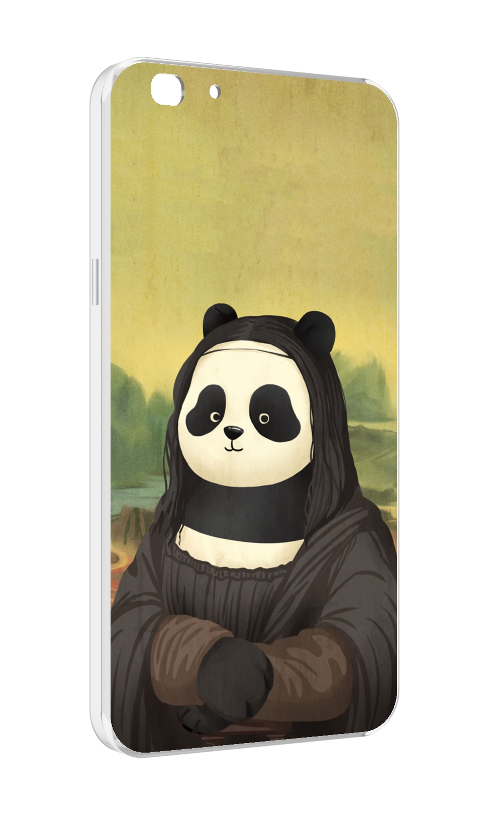 

Чехол MyPads панда монализа для Oppo A77/F3 (2017 год), Прозрачный, Tocco