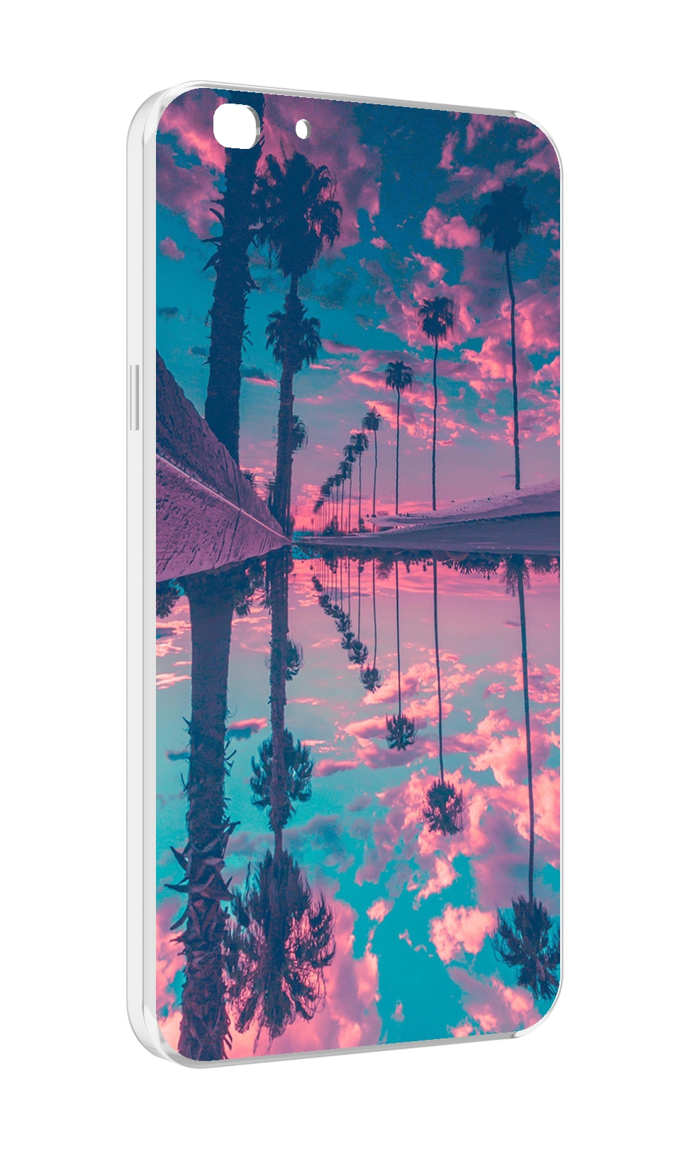 

Чехол MyPads отражение-пальм для Oppo A77/F3 (2017 год), Прозрачный, Tocco