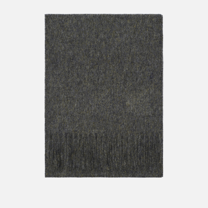 фото Шарф мужской norse projects moon lambswool серый, 170x25,5 см