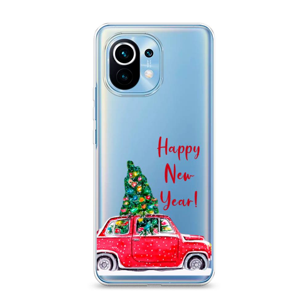 

Чехол на Xiaomi Mi 11 "Happy New Year", Красный;зеленый, 39450-5