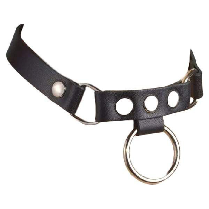 Чокер СК-Визит с креплением и кольцом черный