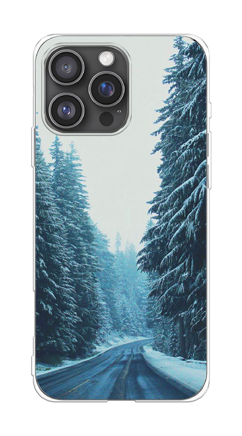 

Чехол на Apple iPhone 16 Pro Max "Зима 9", Бежевый;голубой;черный, 16350-1