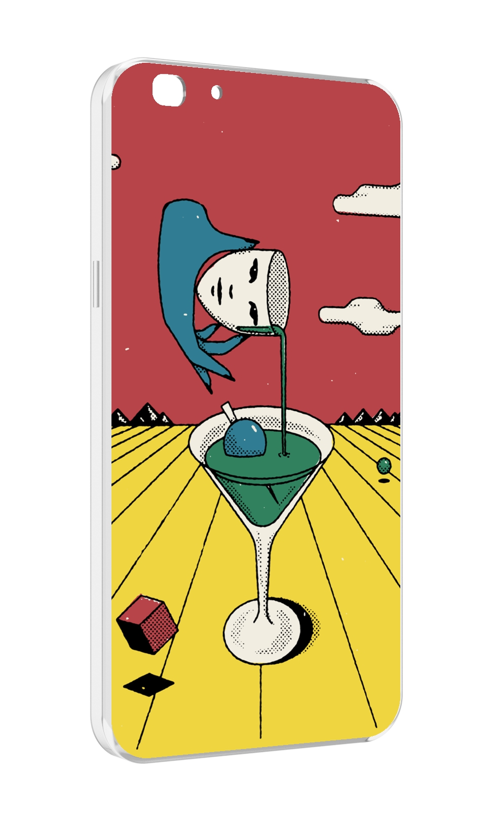

Чехол MyPads необычный напиток для Oppo A77/F3 (2017 год), Прозрачный, Tocco