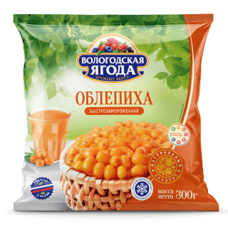 фото Облепиха кружево вкуса быстрозамороженная