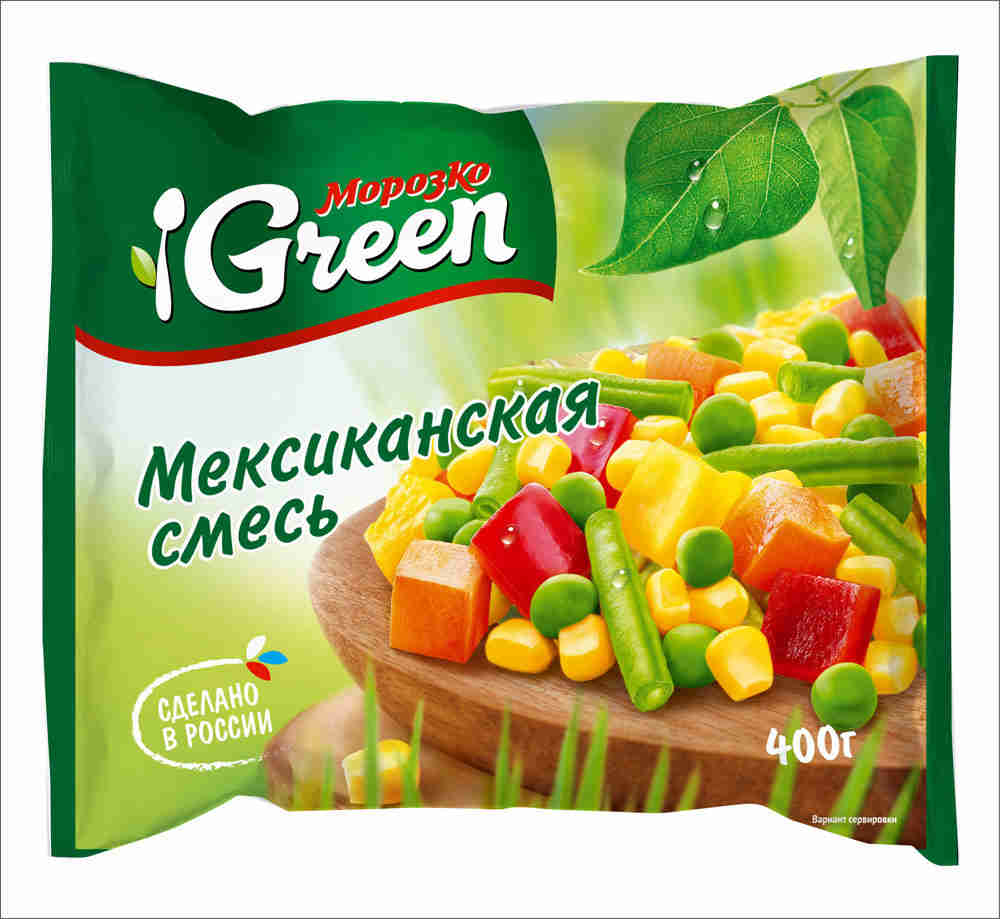 Овощная смесь Морозко Green Мексиканская свежезамороженная