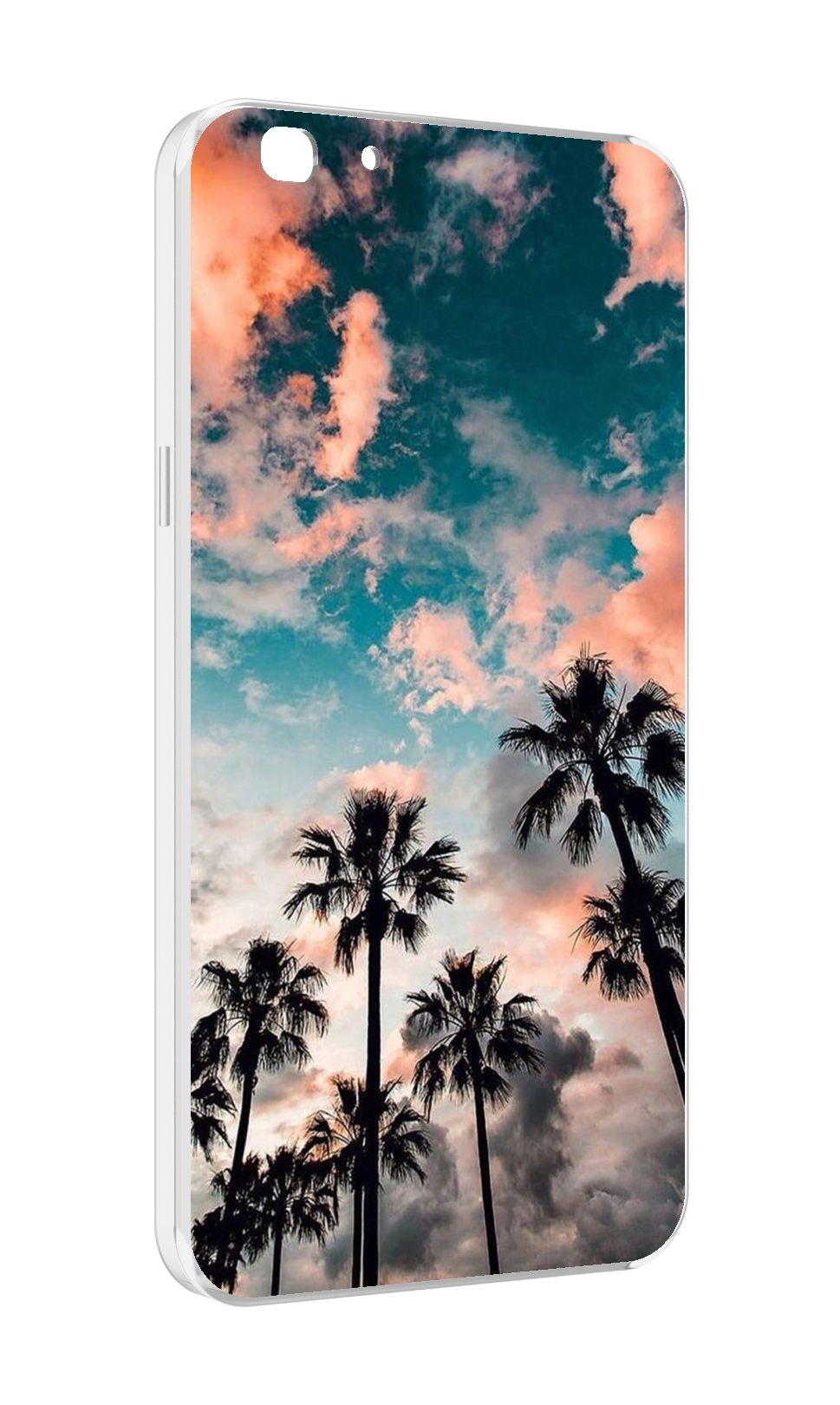 

Чехол MyPads небо-с-пальмами для Oppo A77/F3 (2017 год), Прозрачный, Tocco