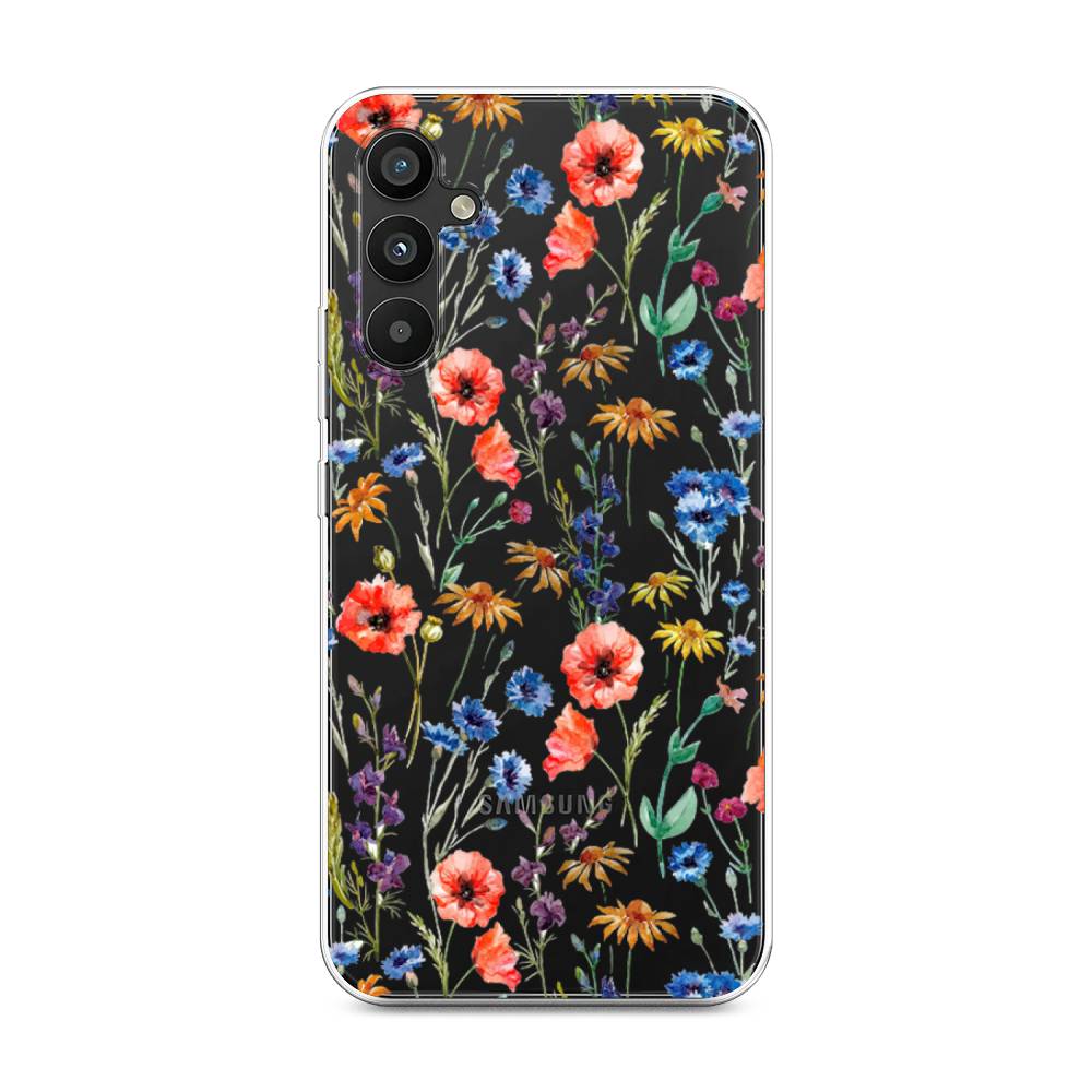 

Чехол Awog для Samsung Galaxy A34 "Маки и васильки фон", 2107850-8
