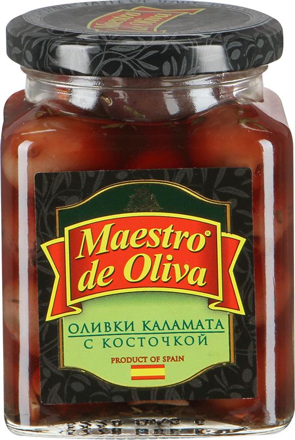 Оливки Maestro de Oliva Каламата с косточкой