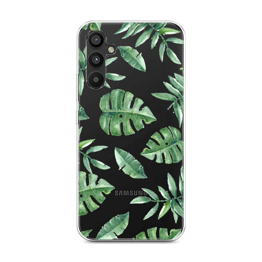 

Чехол Awog на Samsung Galaxy A34 "Нарисованные пальмовые листья", Зеленый, 2107850-4