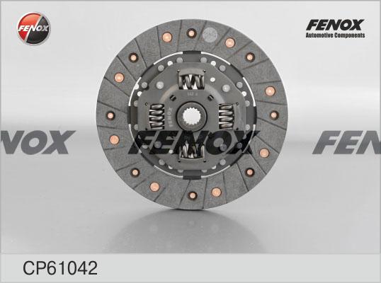 FENOX CP61042 Диск сцепления Nissan Primera P10/P11 1.6 90-03, Almera N16 1,5 00- CP61042