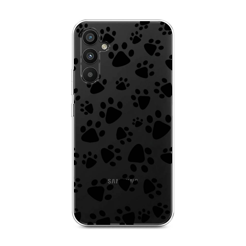 

Чехол Awog на Samsung Galaxy A34 "Лапки черные", Черный, 2107850-2