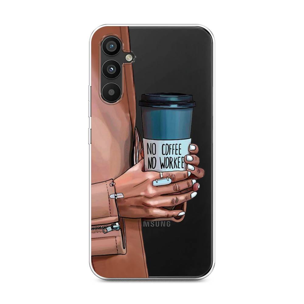 

Чехол Awog на Samsung Galaxy A34 "No coffee", Синий;бежевый;коричневый, 2107850-7