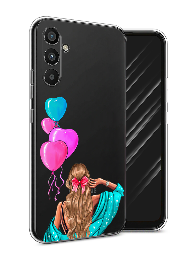 

Чехол Awog на Samsung Galaxy A34 "День Рождения", Голубой;розовый;бежевый, 2107850-7