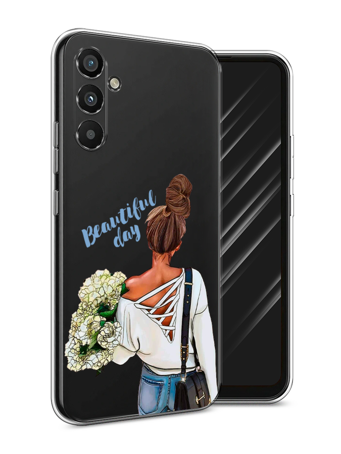 

Чехол Awog на Samsung Galaxy A34 "Beautiful day vector", Коричневый;белый;зеленый, 2107850-6