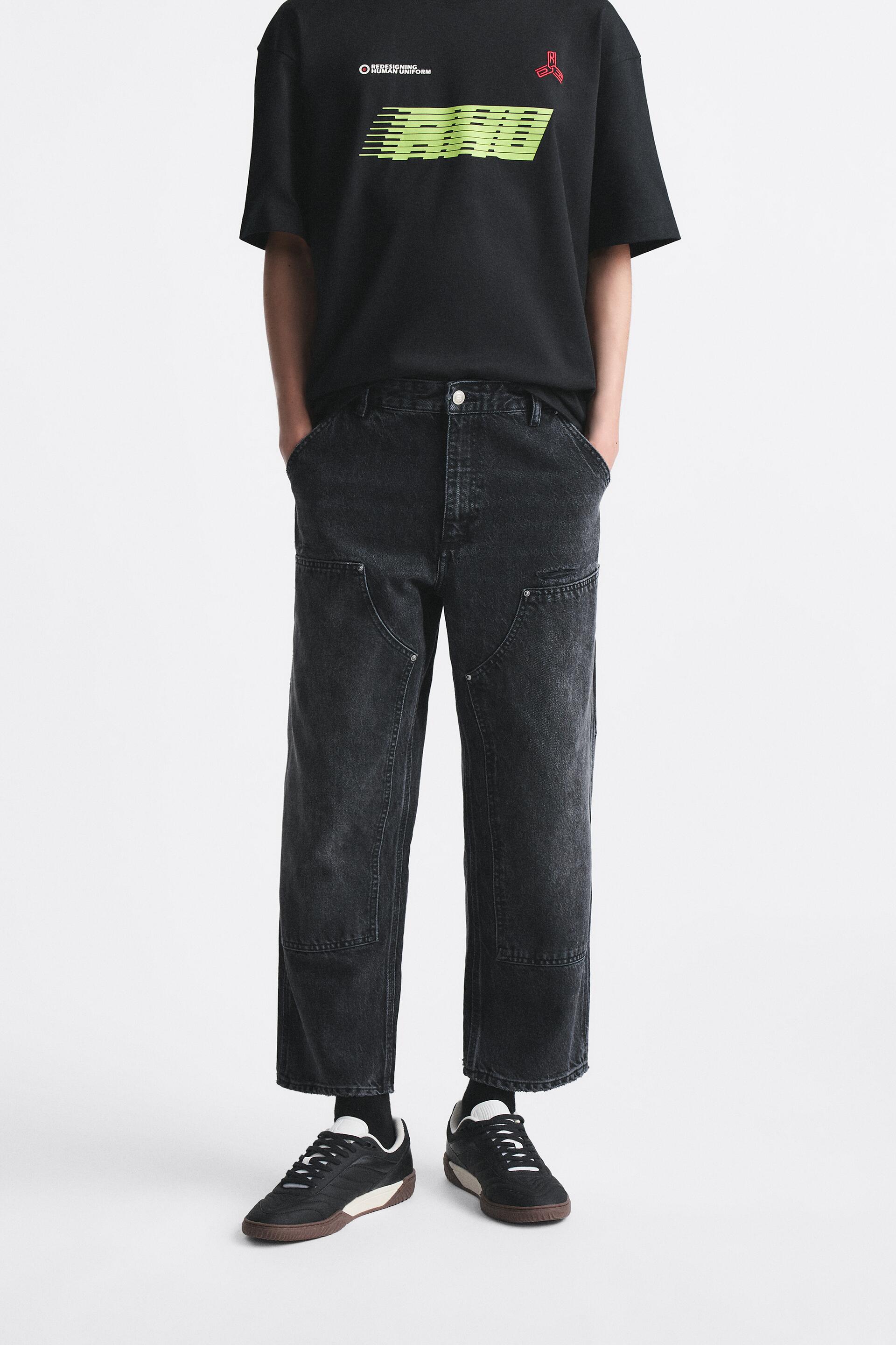 

Джинсы мужские ZARA 06688421 черные 42 (доставка из-за рубежа), Черный, 06688421