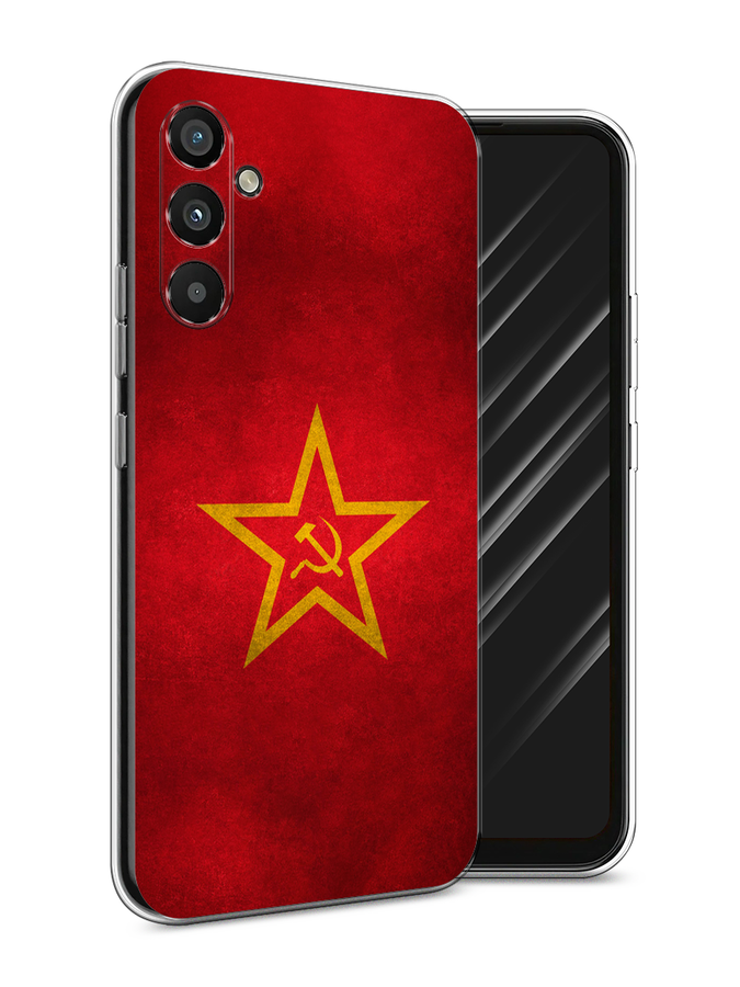 

Чехол Awog на Samsung Galaxy A34 "Красное знамя", Желтый;красный, 2107850-10
