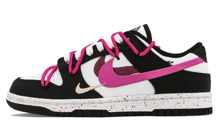 

Кеды унисекс Nike Dunk Low Low Multi-Color Swoosh белые 38.5 EU, Белый, Dunk Low Low Multi-Color Swoosh