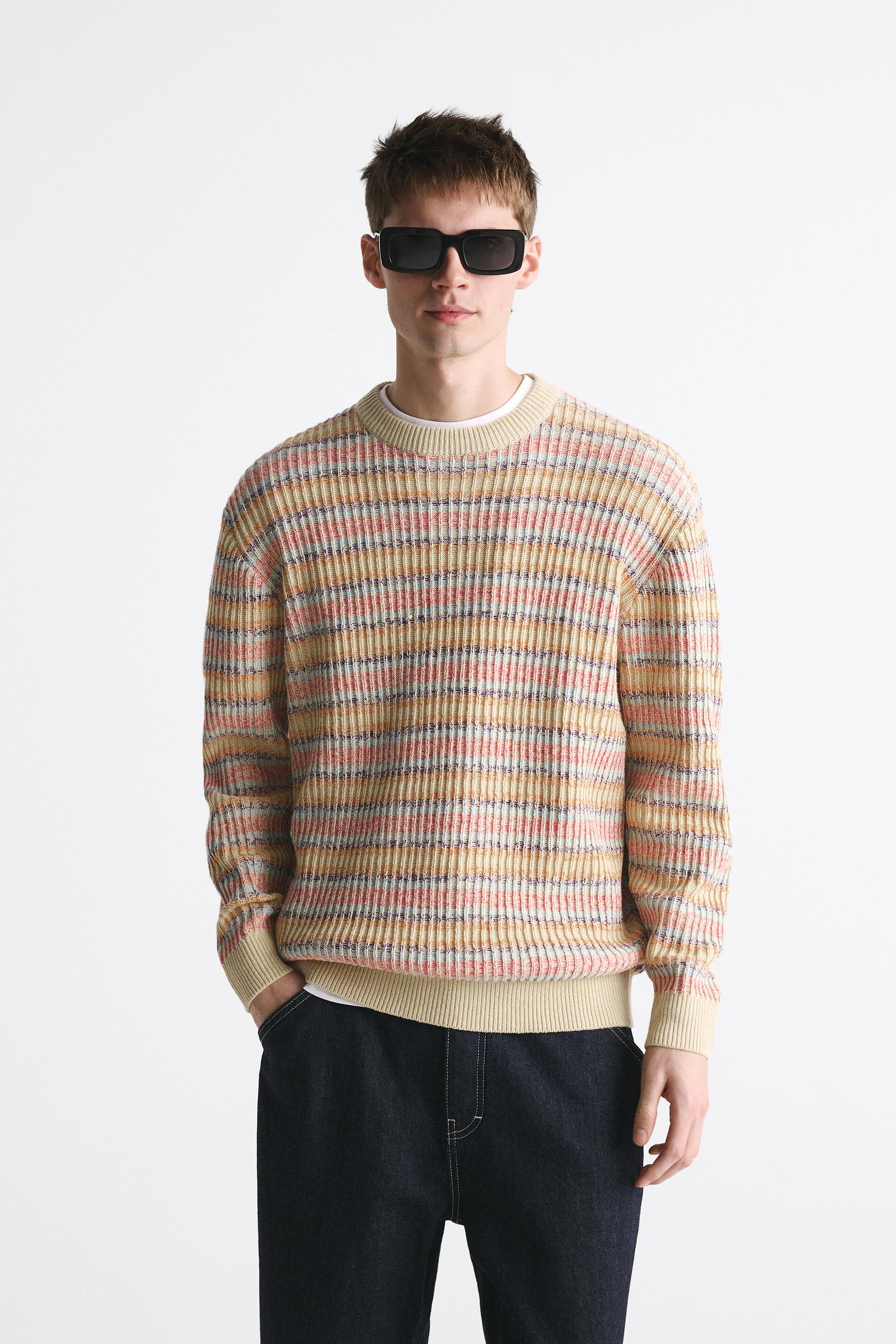 

Джемпер мужской ZARA 06216403 белый L (доставка из-за рубежа), 06216403