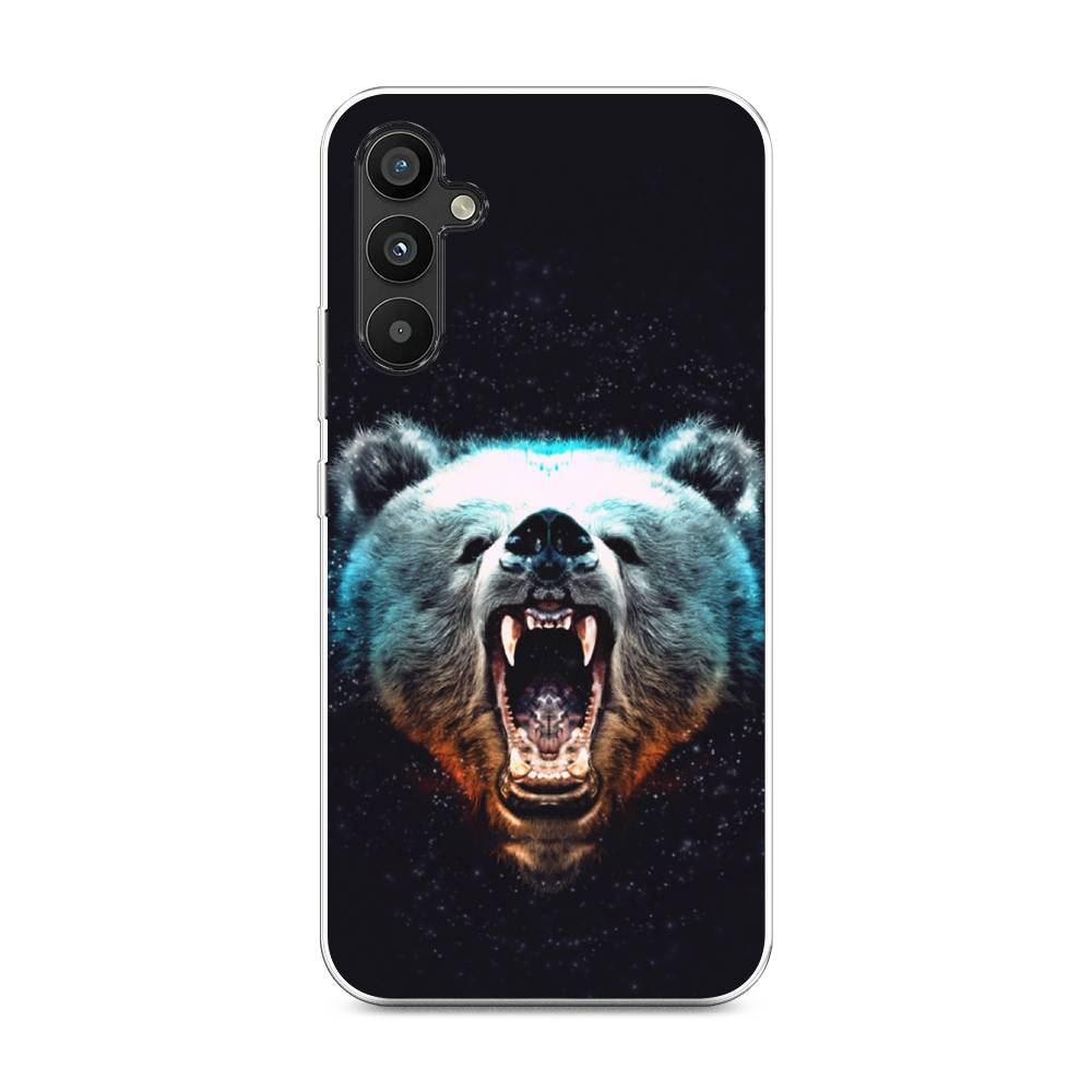 

Чехол Awog на Samsung Galaxy A34 "Медведь", Коричневый;голубой;черный, 2107850-2