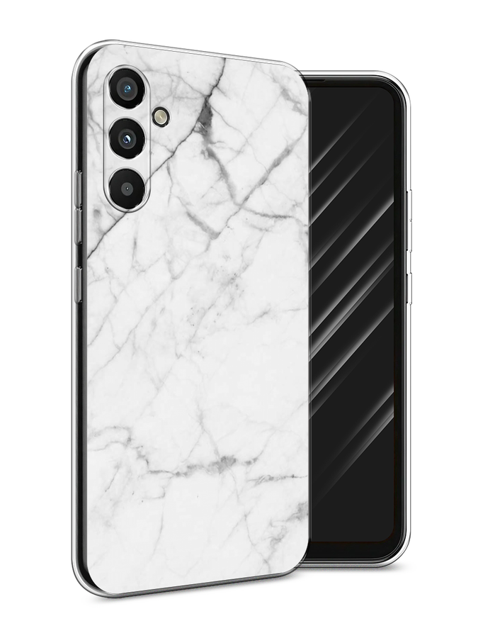 

Чехол Awog на Samsung Galaxy A34 "Светлый мрамор", Серый, 2107850-3