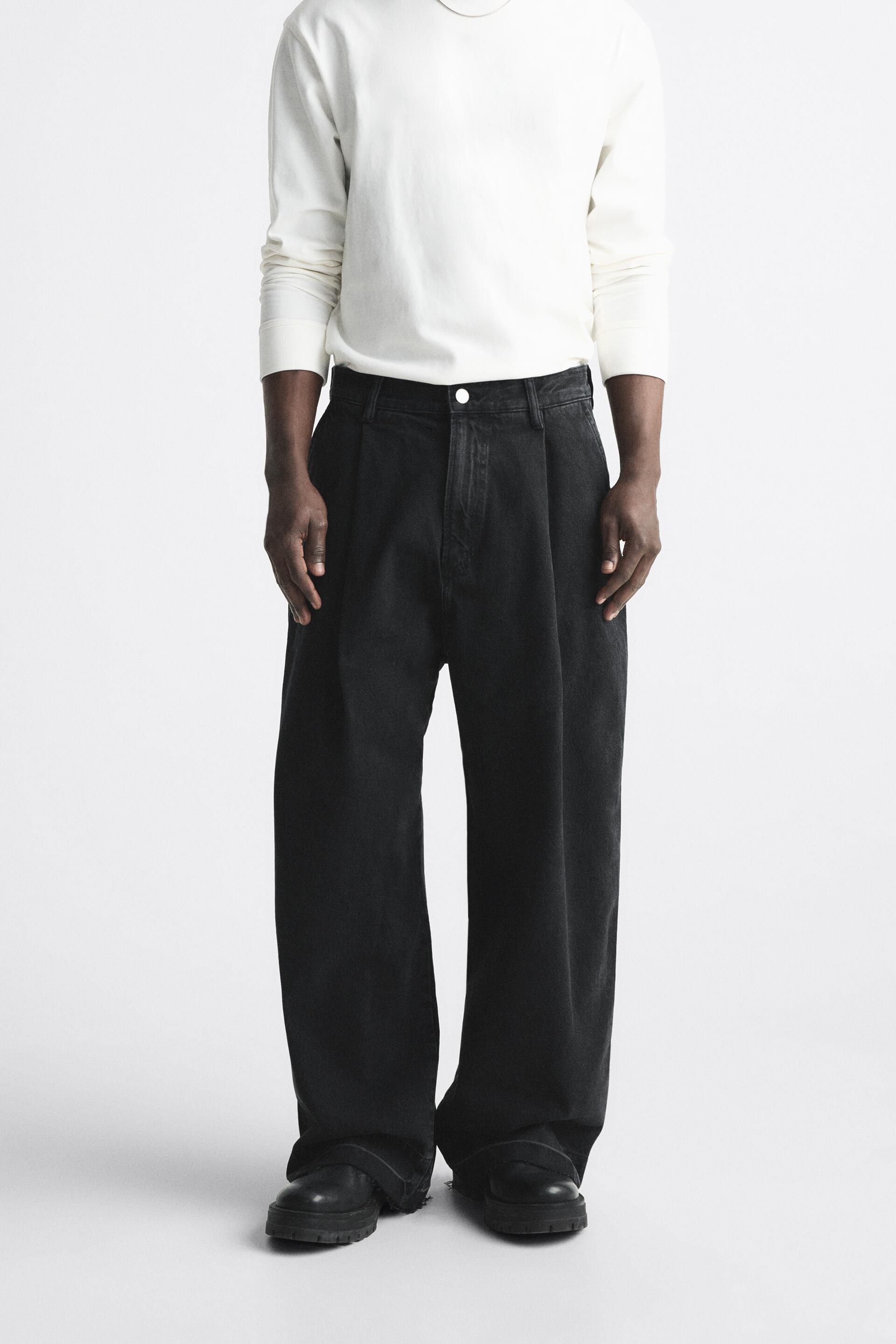 

Джинсы мужские ZARA 06186402 черные 36 (доставка из-за рубежа), Черный, 06186402
