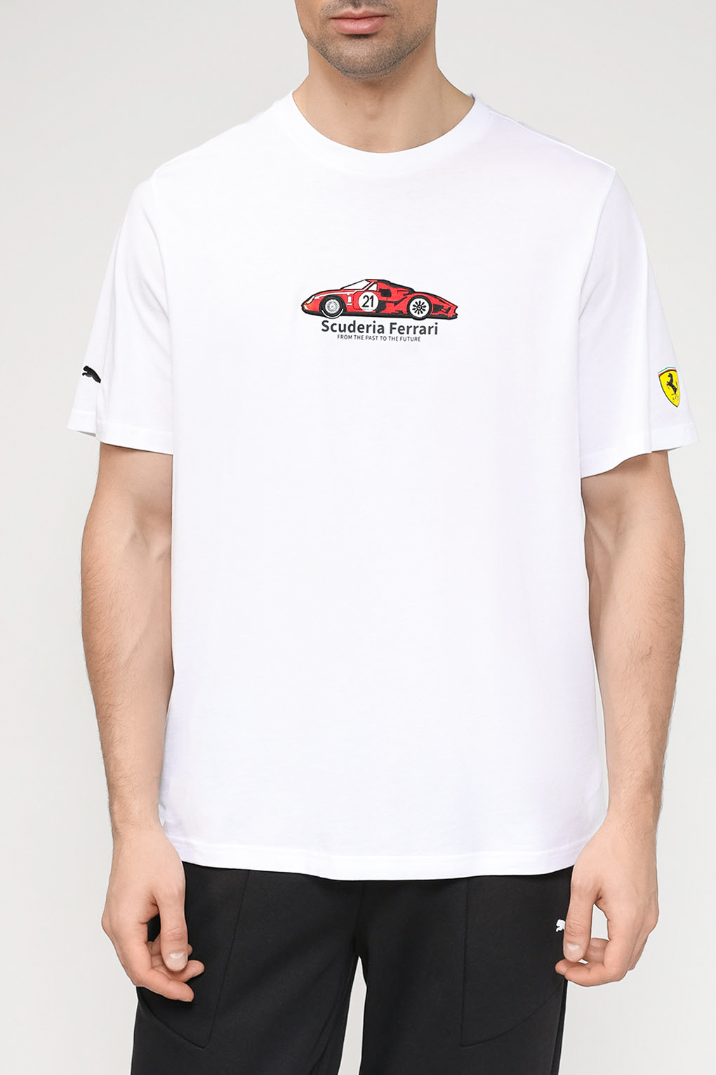 

Футболка мужская PUMA 62094703 белая S, Белый, 62094703