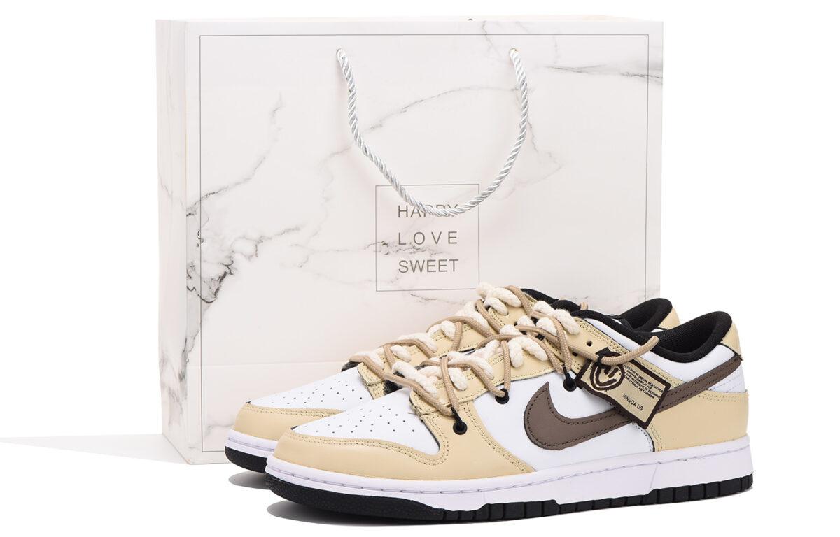 

Кеды унисекс Nike Dunk Low Retro бежевые 45 EU, Бежевый, Dunk Low Retro